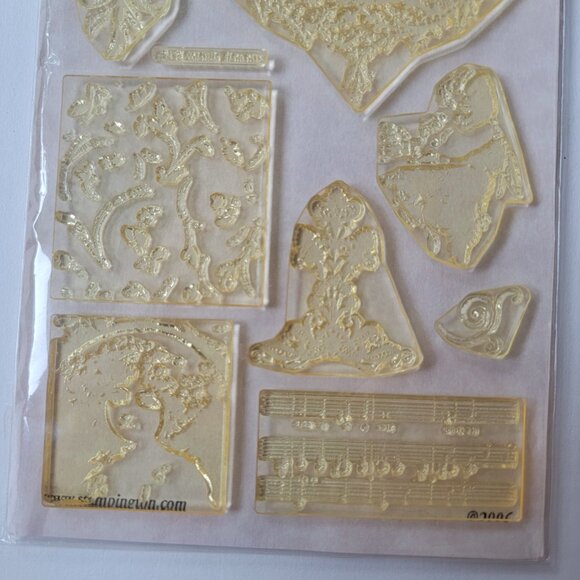 Yuletide Elements clear stamps by Clearly Impressed -Stampington & Company, new - Picture 5 of 9